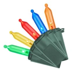 Home Accents Holiday 300 Count Multi-Colored Steady Lit Super Bright Mini LED Lights