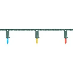 Home Accents Holiday 300 Count Multi-Colored Steady Lit Super Bright Mini LED Lights -Northlight Shop home accents holiday christmas string lights ty560 1715 1m a0 1000