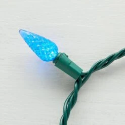 Home Accents Holiday 150 Count Multi-Colored Faceted C6 LED Lights -Northlight Shop home accents holiday christmas string lights ty615 1815m 66 1000