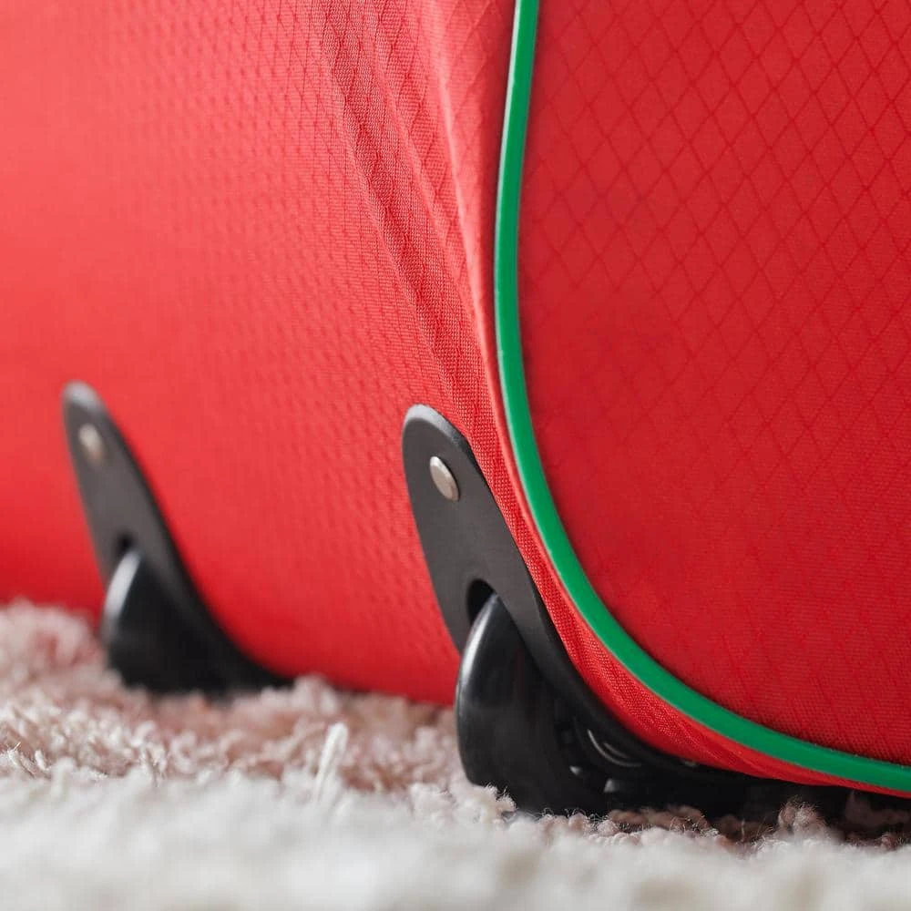 Home Accents Holiday Red Rolling Tree Storage Bag For Trees Up To 9 Ft. Tall 5 Home Accents Holiday Red Rolling Tree Storage Bag For Trees Up To 9 Ft. Tall - Image 5