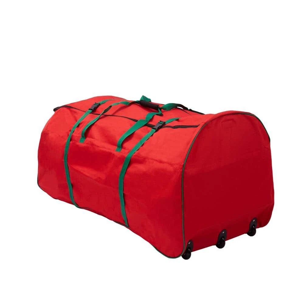 Home Accents Holiday Red Rolling Tree Storage Bag For Trees Up To 9 Ft. Tall 1 Home Accents Holiday Red Rolling Tree Storage Bag For Trees Up To 9 Ft. Tall