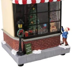 Home Accents Holiday 9.5 In. Animated Toy Shop -Northlight Shop home accents holiday christmas villages nm x14211aa 1d 1000