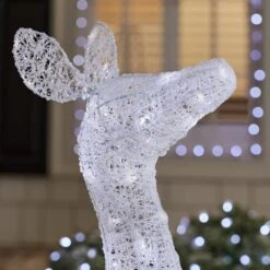Home Accents Holiday 3.5 Ft. Icicle Shimmer Twinkling LED Doe Holiday Yard Decoration Y17 -Northlight Shop home accents holiday christmas yard decorations 23rt04623112 1d 1000