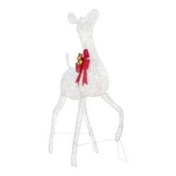 Home Accents Holiday 3.5 Ft. Icicle Shimmer Twinkling LED Doe Holiday Yard Decoration Y17 -Northlight Shop home accents holiday christmas yard decorations 23rt04623112 40 1000