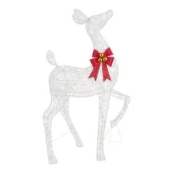 Home Accents Holiday 3.5 Ft. Icicle Shimmer Twinkling LED Doe Holiday Yard Decoration Y17