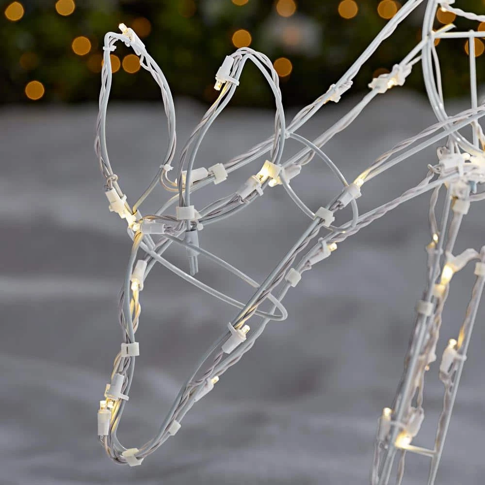 Home Accents Holiday 3 Ft. LED Wire Doe Holiday Yard Decoration Y32 5 Home Accents Holiday 3 Ft. LED Wire Doe Holiday Yard Decoration Y32 - Image 5