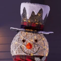 Home Accents Holiday 5 Ft Polar Wishes White LED Snowman -Northlight Shop home accents holiday christmas yard decorations ty462 2011 a0 1000