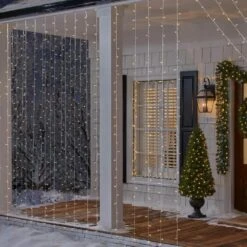 Home Accents Holiday 600 Count Warm White Steady Lit Twinkling Weeping Willow Micro LED Icicle Lights -Northlight Shop home accents holiday icicle lights 21le21001 e1 1000