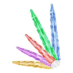 Home Accents Holiday 24 Multi-Colored Motion LED Icicle Lights