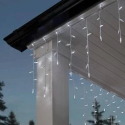 Home Accents Holiday 200 Count Cool White Steady Lit Mini LED Icicle Lights -Northlight Shop home accents holiday icicle lights 24rt2552415cw 1d 1000