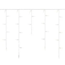 Home Accents Holiday 200 Count Warm White Steady Lit Mini LED Icicle Lights