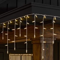 Home Accents Holiday 200 Count Warm White Mini Twinkling LED Icicle Lights -Northlight Shop home accents holiday icicle lights 25rt4132515ww a0 1000