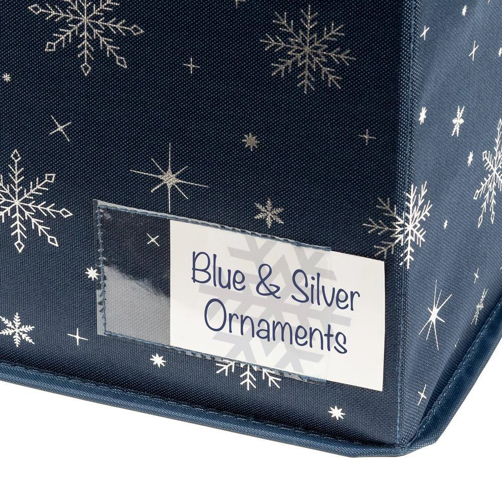 Navy Deluxe Ornament Storage (36-Count) 4 Navy Deluxe Ornament Storage (36-Count) - Image 4