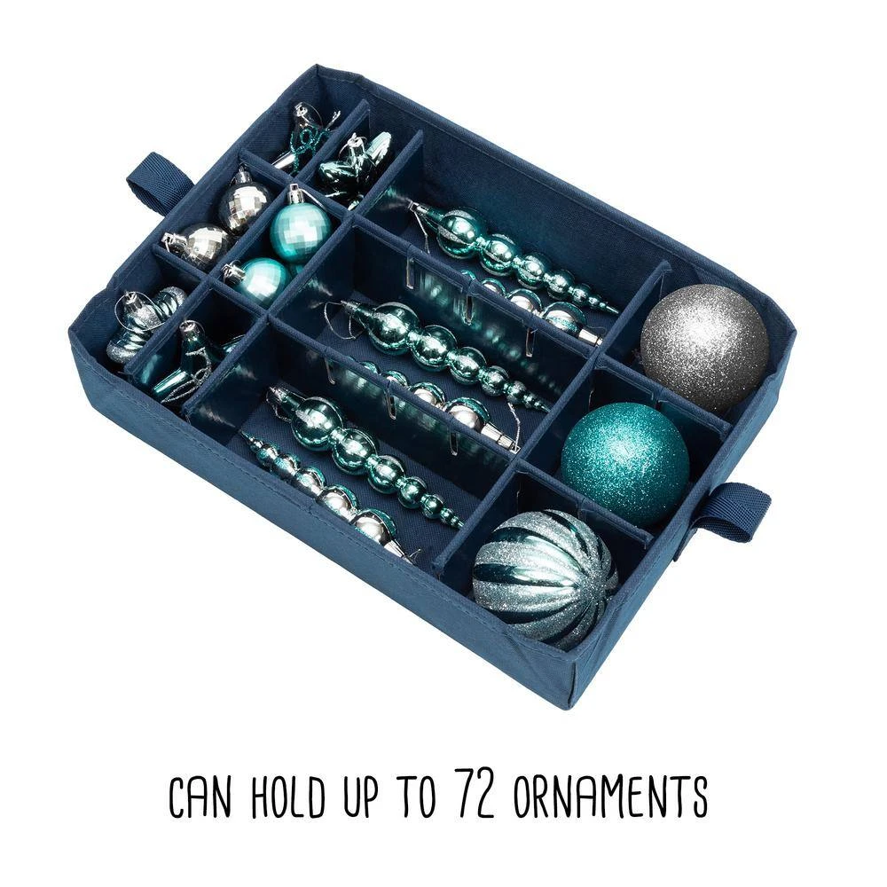 Navy Deluxe Ornament Storage (36-Count) 5 Navy Deluxe Ornament Storage (36-Count) - Image 5