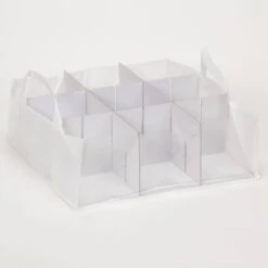 Holiday Ornament Cube Red With Green Trim/27 -Northlight Shop household essentials decoration storage 552red 44 1000