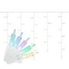 23.43 In. H X 84 In. W. 70-Light Multi Color Christmas LuxeSparkle Icicle Light String -Northlight Shop icicle lights 21gm18891 64 1000