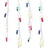 22 Ft. 300-Count Multi Christmas Icicle Lights