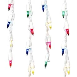22 Ft. 300-Count Multi Christmas Icicle Lights
