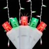 SoftTwinkle 7 Ft. 70-Light LED Red And Green Icicle Light Set 7 SoftTwinkle 7 Ft. 70-Light LED Red And Green Icicle Light Set -Northlight Shop icicle lights 79581 64 1000
