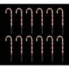 12 Piece Christmas Candy Cane Christmas Pathway Lights, 12 In. Christmas Stakes Lights -Northlight Shop joyfy christmas pathway lights 30091 b 64 1000