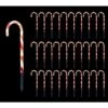 12 Piece Candy Cane Christmas Pathway Lights, 12 In. Christmas Stakes Lights -Northlight Shop joyfy christmas pathway lights 30327 b 64 1000