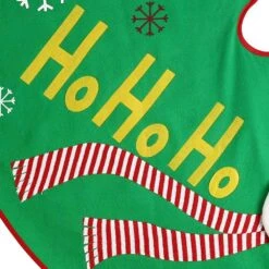 Syncfun 48 In. Green Christmas Tree Skirt With 3D Santa Design -Northlight Shop joyfy christmas tree skirts 30104 1f 1000