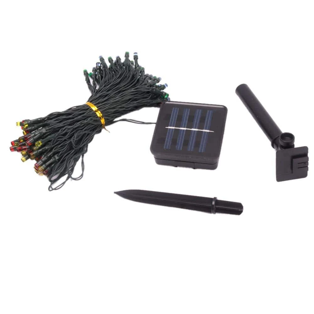 39.3 Ft. Solar RGB String Light With Red, Blue, Green Light 1 39.3 Ft. Solar RGB String Light With Red, Blue, Green Light