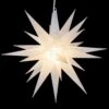 14 In. Illuminated LED Clear Frosted Holiday Moravian Star