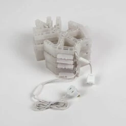 20 In. 70-Light LED Cool White Folding Snowflake Decoration -Northlight Shop kringle traditions christmas novelty lights 79759 76 1000