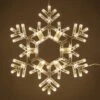 20 In. 70-Light LED Warm White Folding Snowflake Decoration -Northlight Shop kringle traditions christmas novelty lights 79761 64 1000