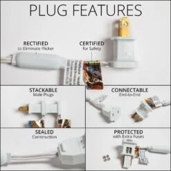 36 In. 105-Light LED Warm White Folding Snowflake Decoration -Northlight Shop kringle traditions christmas novelty lights 79772 76 1000