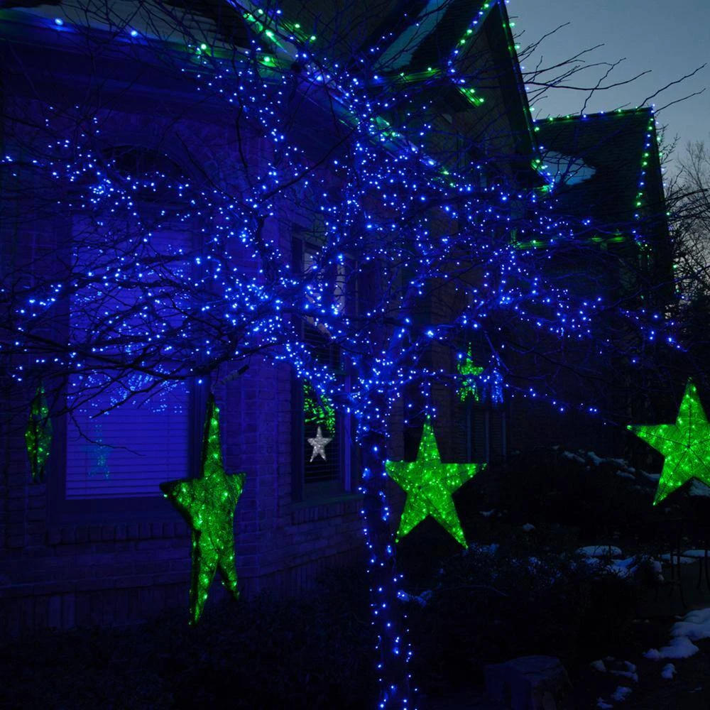 25 Ft. 50-Light Blue 5 Mm LED Balled Mini Light Set 2 25 Ft. 50-Light Blue 5 Mm LED Balled Mini Light Set - Image 2