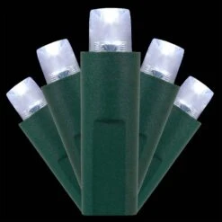 25 Ft. 50-Light Cool White 5 Mm LED Balled Mini Light Set