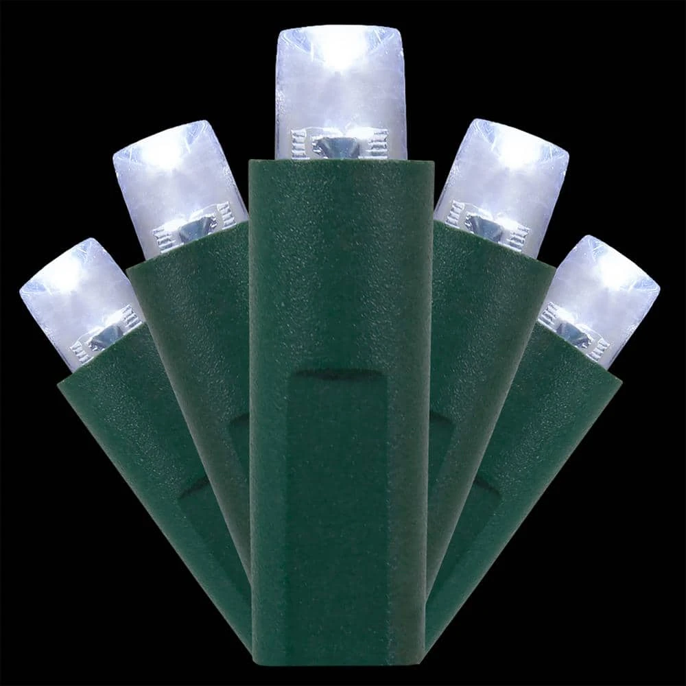 25 Ft. 50-Light Cool White 5 Mm LED Balled Mini Light Set 1 25 Ft. 50-Light Cool White 5 Mm LED Balled Mini Light Set