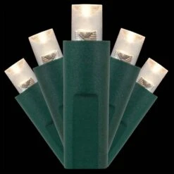 25 Ft. 50-Light Warm White 5 Mm LED Balled Mini Light Set