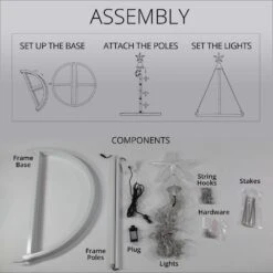 48 In. Christmas Multi-Color LED Animated Lightshow Cone Tree With 154 Lights And Star Topper 9 48 In. Christmas Multi-Color LED Animated Lightshow Cone Tree With 154 Lights And Star Topper -Northlight Shop kringle traditions outdoor christmas trees 74135 44 1000