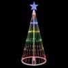 48 In. Christmas Multi-Color LED Animated Lightshow Cone Tree With 154 Lights And Star Topper 2 48 In. Christmas Multi-Color LED Animated Lightshow Cone Tree With 154 Lights And Star Topper -Northlight Shop kringle traditions outdoor christmas trees 74135 64 1000