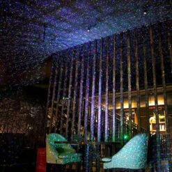 Red, Green And Blue Laser Christmas Projector Lights Outdoor, Motion Firefly With Remote Control And Cable Lock -Northlight Shop ledmall christmas novelty lights lm ll rgbmr 002 4f 1000