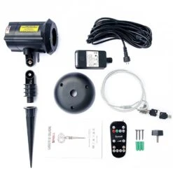 Red, Green And Blue Laser Christmas Projector Lights Outdoor, Motion Firefly With Remote Control And Cable Lock -Northlight Shop ledmall christmas novelty lights lm ll rgbmr 002 c3 1000