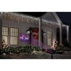 Multi-Color Personalized Message Projection Stake -Northlight Shop lightshow christmas light projectors 113015 76 1000