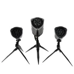 Multi-Color Whirl-A-Motion Static Merry Christmas LightSync With Sound Projection Stake -Northlight Shop lightshow christmas light projectors 114118 40 1000