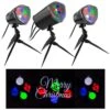 Multi-Color Whirl-A-Motion Static Merry Christmas LightSync With Sound Projection Stake -Northlight Shop lightshow christmas light projectors 114118 64 1000