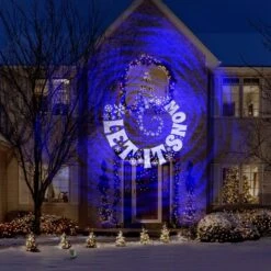 Blue/White Christmas Projection SwirlingSpirals-Let It Snow Halloween Light Projector 21 Blue/White Christmas Projection SwirlingSpirals-Let It Snow Halloween Light Projector -Northlight Shop lightshow christmas light projectors 115716 31 1000