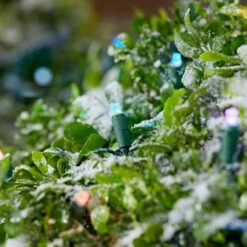 48 In. H X 66 In. W 72-Light LuxeSparkle Multi Color Christmas Net Light With Green Wire -Northlight Shop lightshow christmas net lights 21gm19992 40 1000