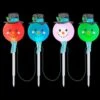 25.20 In. Color Changing Snowman Pathway Stakes (Set Of 4) -Northlight Shop lightshow christmas pathway lights 10307 64 1000