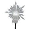 19 In. Projection Tree Topper-Kaleidoscope-Starburst (White) -Northlight Shop lightshow christmas tree toppers 39765 64 1000