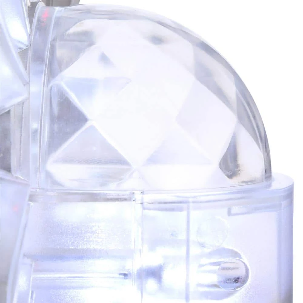 19 In. Projection Tree Topper-Kaleidoscope-Starburst (White) 4 19 In. Projection Tree Topper-Kaleidoscope-Starburst (White) - Image 4