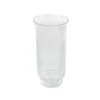 Clear Glass Ribbed Fluted Candle Holder 2 Clear Glass Ribbed Fluted Candle Holder -Northlight Shop litton lane christmas candles 047338 64 1000