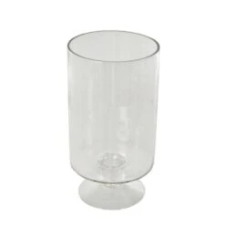 Clear Glass Wide Candle Holder With Elevated Base 11 Clear Glass Wide Candle Holder With Elevated Base -Northlight Shop litton lane christmas candles 047340 a0 1000