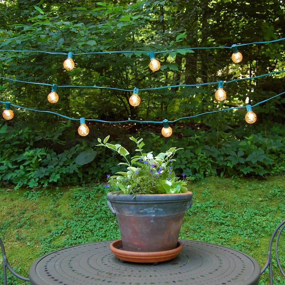 25 Ft. 25-Light Gold Mercury Globe String Lights 4 25 Ft. 25-Light Gold Mercury Globe String Lights - Image 4